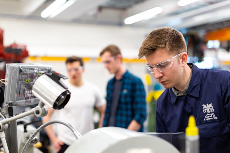 Organized workshop with metal fabrication equipment